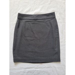 Banana Republic Women's Gray And Black Pencil Straight Skirt Size 6
